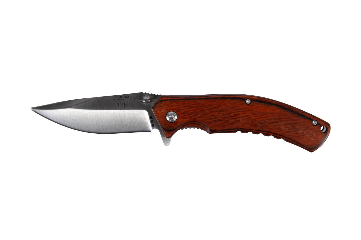 USA Made Folding Knife Tassie Tiger Knives