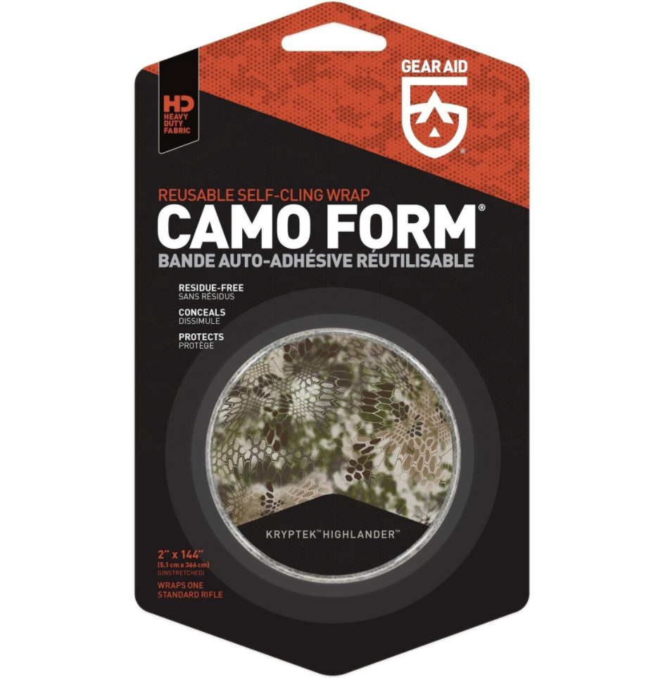 Gear Aid Camo Form Reusable Fabric Wrap Kryptek Highlander Camo