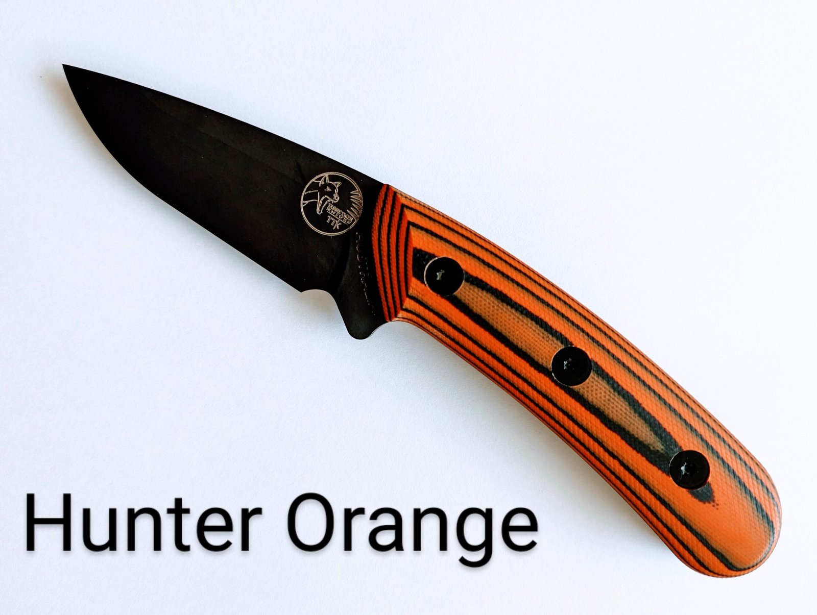 Australian Made Fixed Blade Skinning Knife – Orange Handle