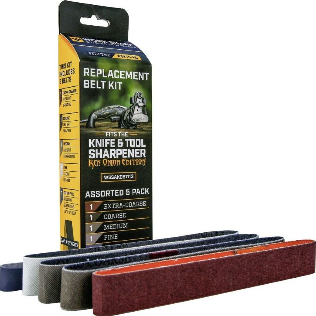 WorkSharp Ken Onion Edition WSKTS-KO Assorted Belt Kit WSSAKO81113