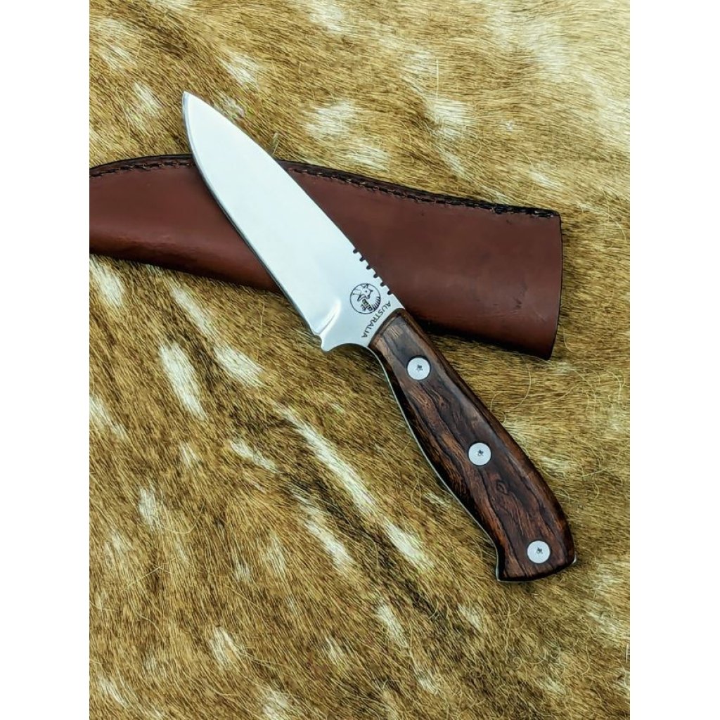 Australian Made Bushcraft Knife fixed blade Nitro V steel