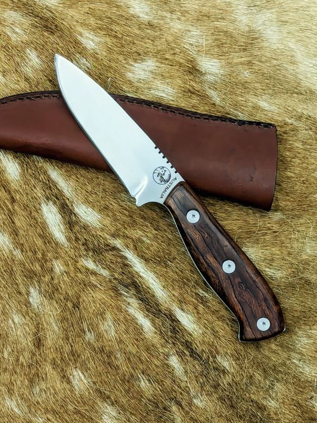 Australian Made Bushcraft Knife fixed blade- Nitro V steel