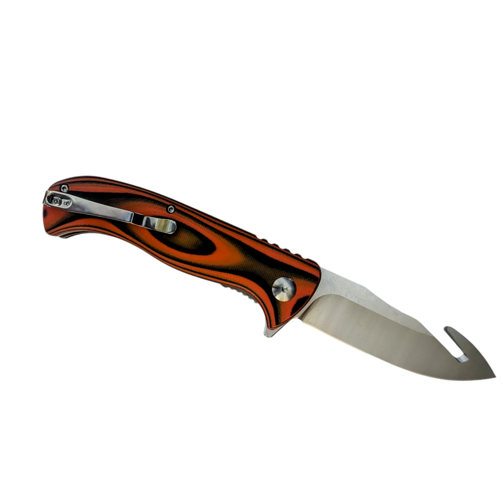 Folding Gut Hook with Pocket Clip