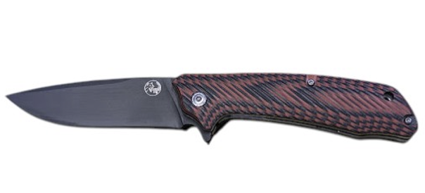 Folding Pocket Knife Black Cerakote Blade