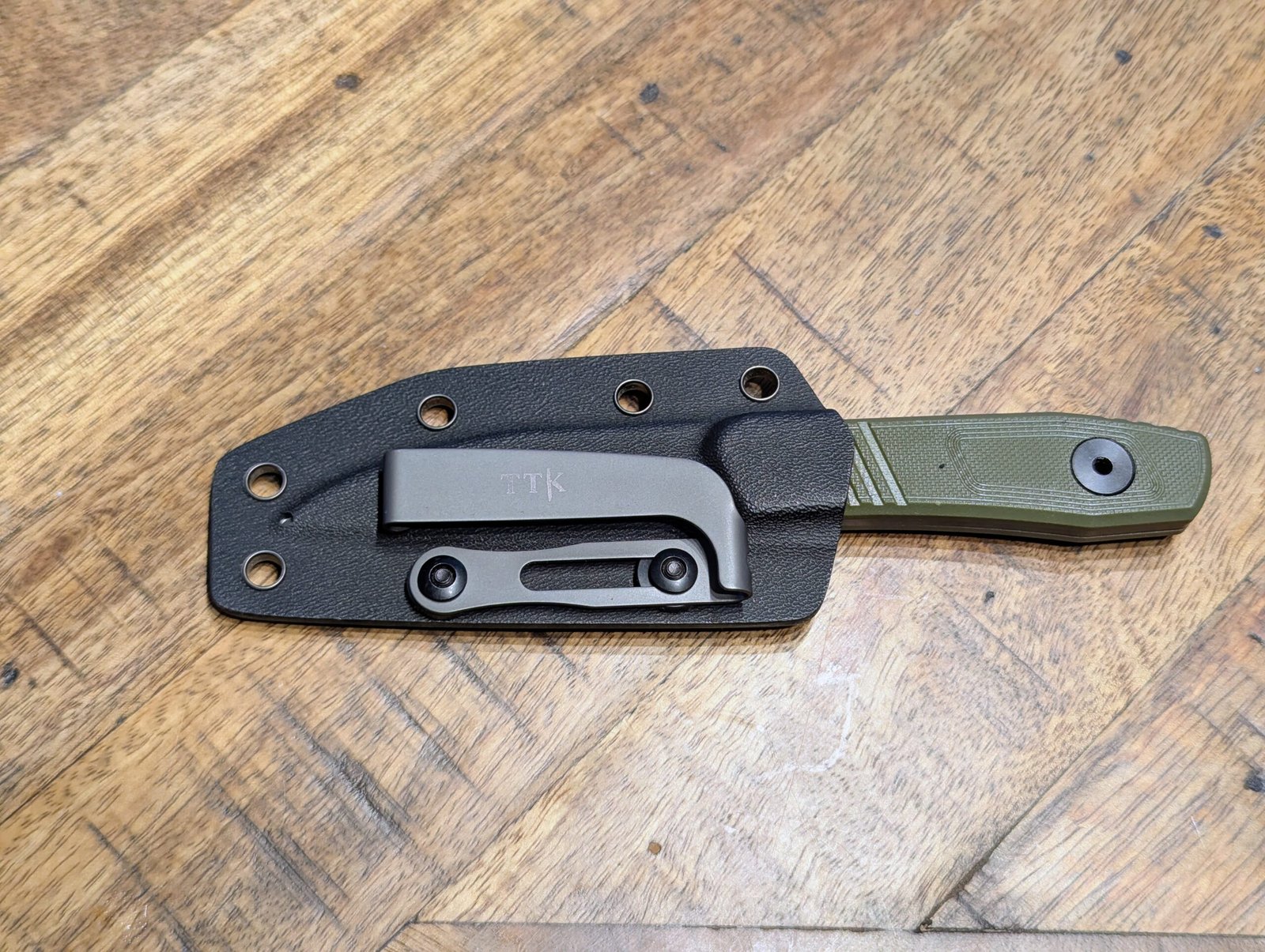 Fixed Blade EDC Knife + Kydex Sheath - Image 2